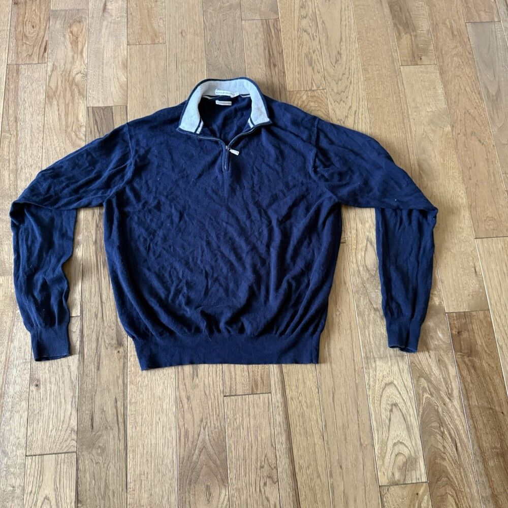 Rare Peter Millar Crown Crafted Excursionist Flex Merino 1/4 Zip Sz XL